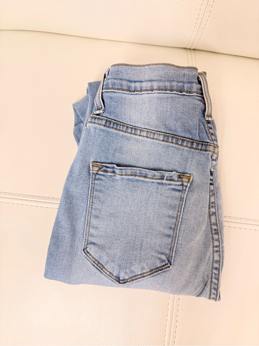 Fashion Nova Light Blue Skinny Jeans